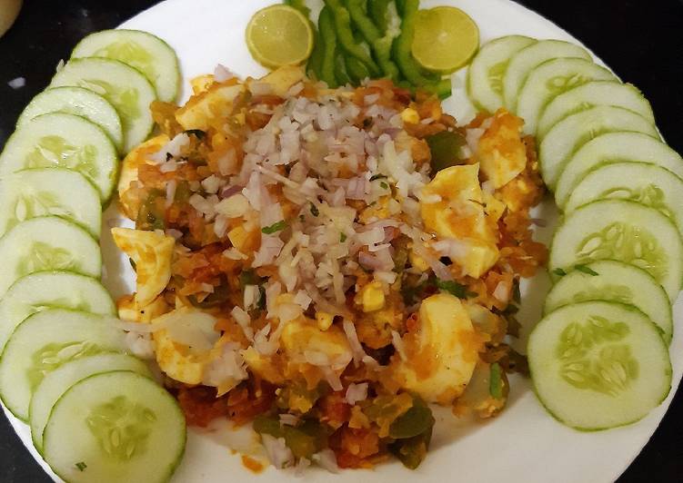 Simple Way to Make Homemade Boiled egg bhurji